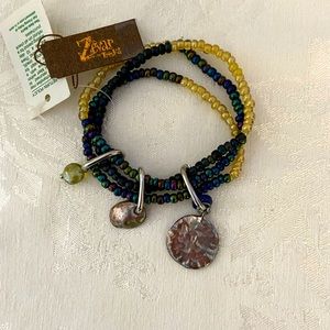 NWT Zevar by Treska Triple Stretch Bracelet